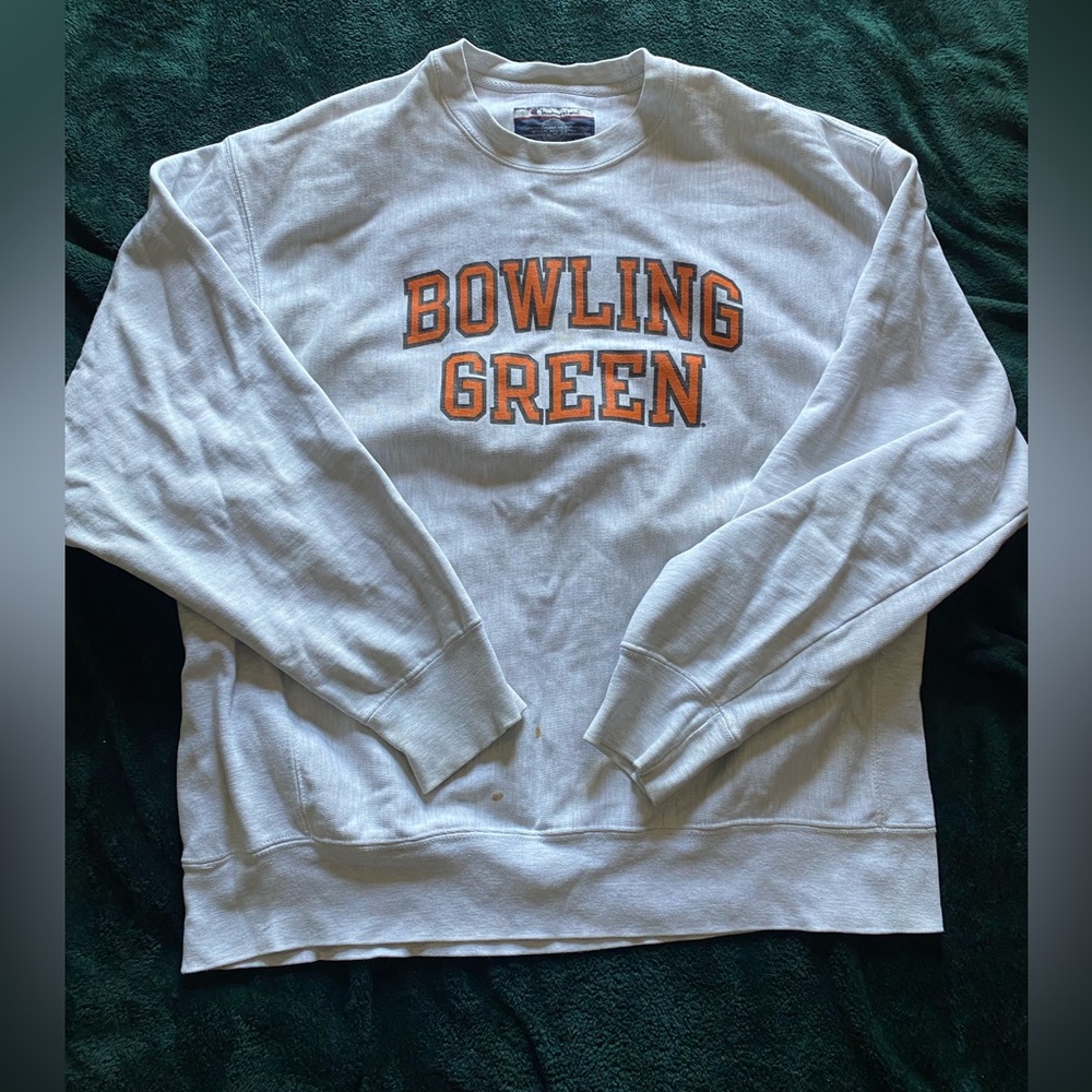 Bowling green university spell out Crewneck sweatshirt